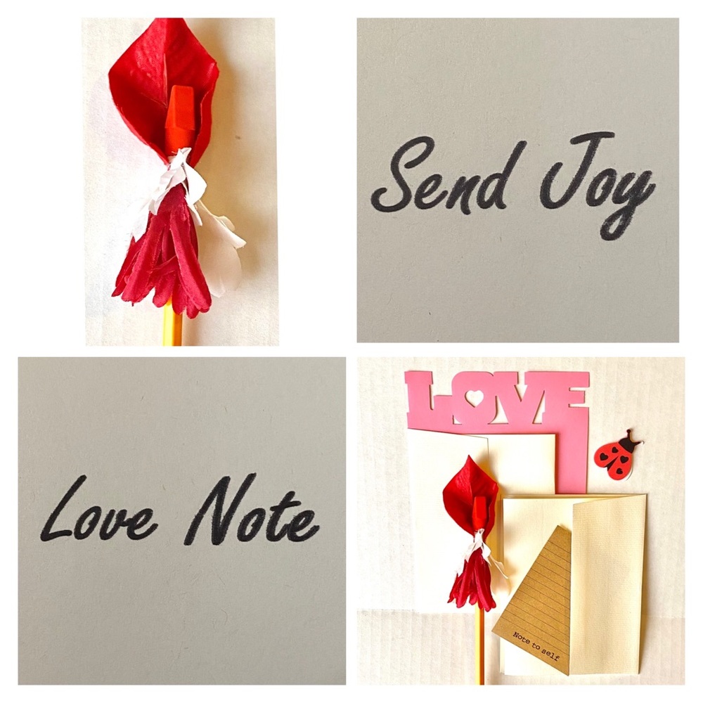 DIY LOVE NOTE KIT I Love You. Send Joy and Brighten their Day Write Now